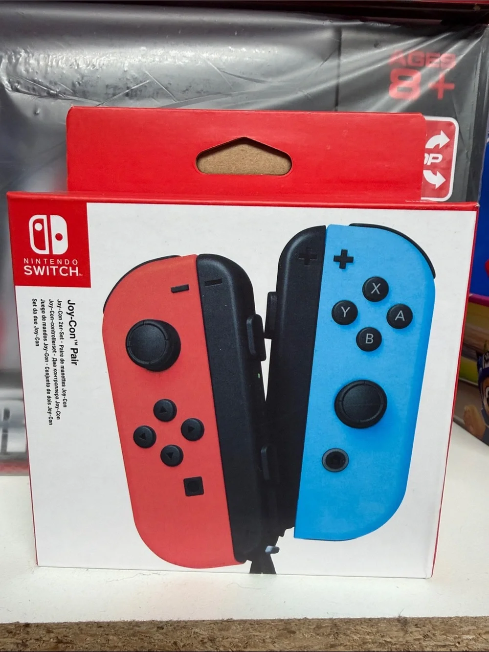 Nintendo Joy-Con Pair in Red and Blue